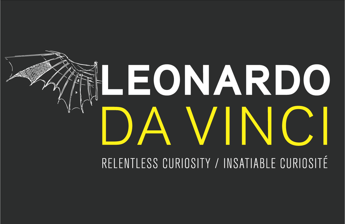 Leonardo da Vinci word mark for the exhibition