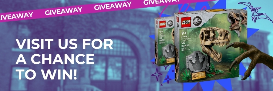 Pumphouse lego dinosaur give away